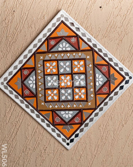 Lippan Art: Rangoli Frame - 12 inch - WL5067 Lippan Art