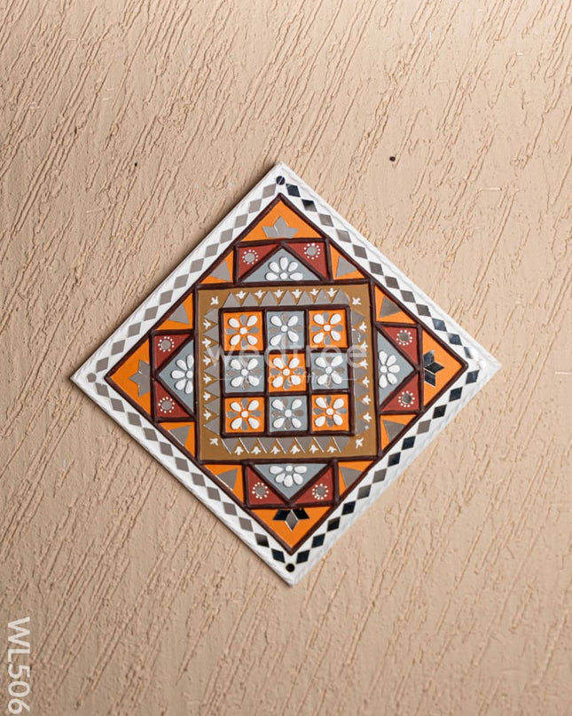 Lippan Art: Rangoli Frame - 12 inch - WL5067 Lippan Art