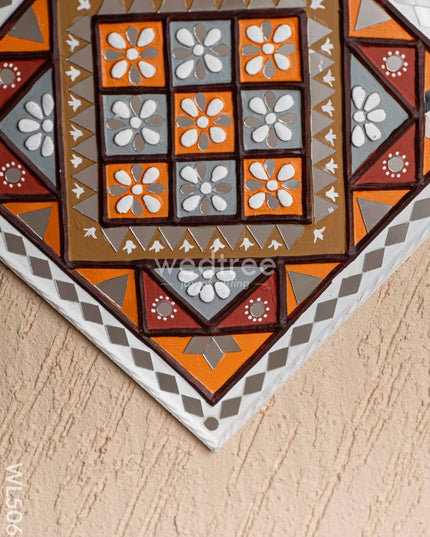 Lippan Art: Rangoli Frame - 12 inch - WL5067 Lippan Art