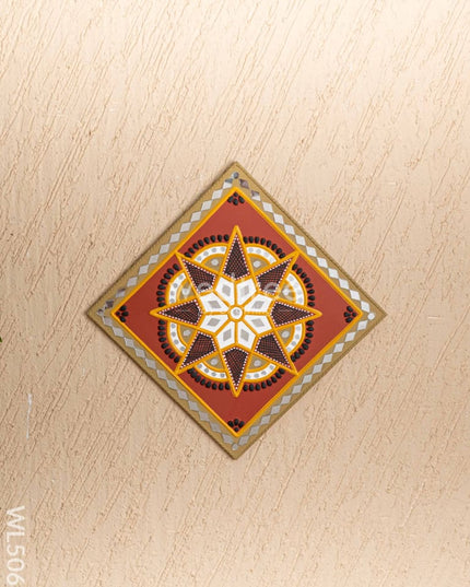Lippan Art: Rangoli Frame - 12 inch - WL5068 Lippan Art
