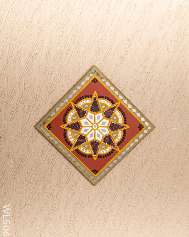 Lippan Art: Rangoli Frame - 12 inch - WL5068 Lippan Art
