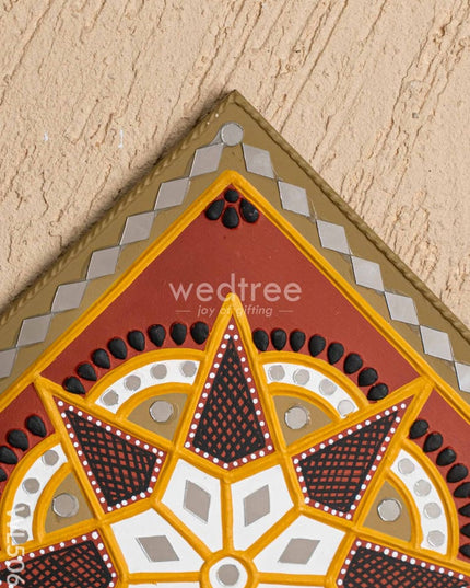 Lippan Art: Rangoli Frame - 12 inch - WL5068 Lippan Art