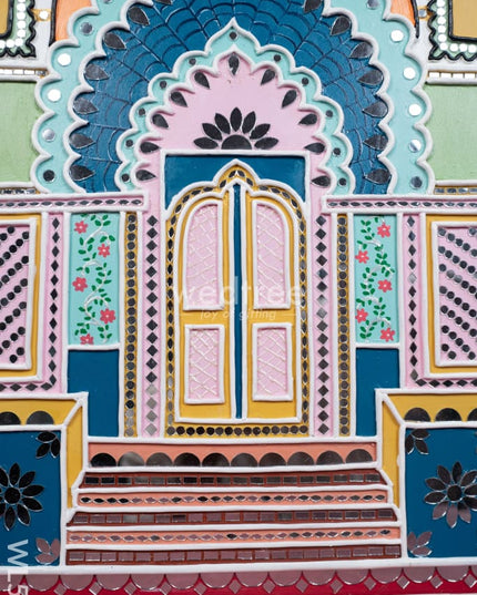 Lippan Art: Rajasthan Gate Hanging Frame - 20 x 16 inch - WL5015 Frames