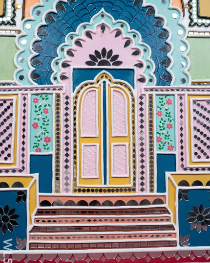 Lippan Art: Rajasthan Gate Hanging Frame - 20 x 16 inch - WL5015 Frames