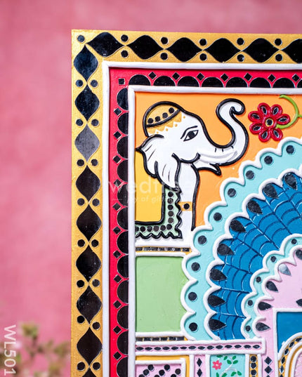 Lippan Art: Rajasthan Gate Hanging Frame - 20 x 16 inch - WL5015 Frames