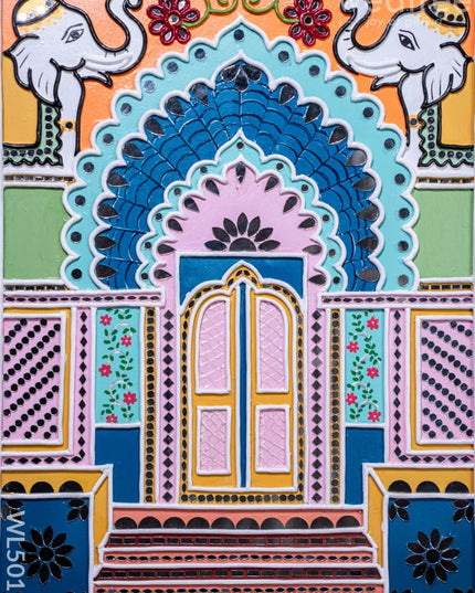 Lippan Art: Rajasthan Gate Hanging Frame - 20 x 16 inch - WL5015 Frames