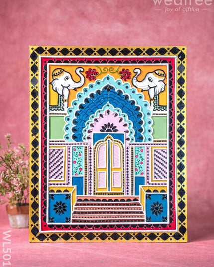 Lippan Art: Rajasthan Gate Hanging Frame - 20 x 16 inch - WL5015 Frames
