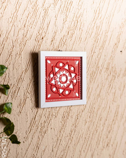 Lippan Art: Rangoli Frame - 7x7 inch - WL5069 Lippan Art
