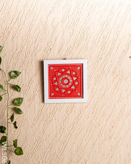 Lippan Art: Rangoli Frame - 7x7 inch - WL5069 Lippan Art
