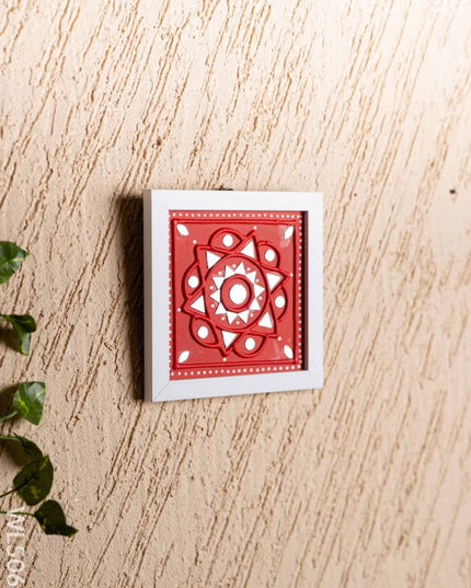Lippan Art: Rangoli Frame - 7x7 inch - WL5069 Lippan Art