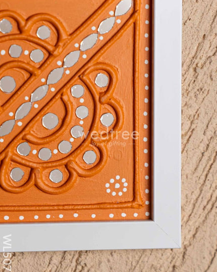 Lippan Art: Rangoli Frame - 7x7 inch - WL5073 Lippan Art