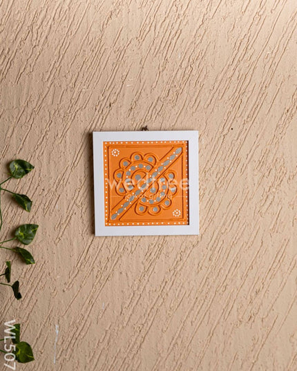 Lippan Art: Rangoli Frame - 7x7 inch - WL5073 Lippan Art