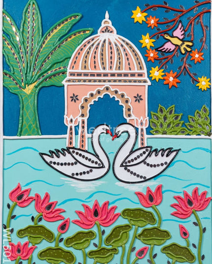 Lippan Art: Swan Hanging Frame - 20 x 16 inch - WL5013 Frames