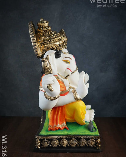 Lord Ganesha Idol - Polyresin Wl3163 Showpieces
