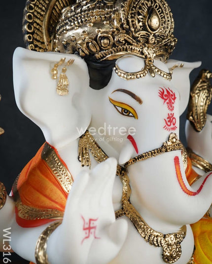 Lord Ganesha Idol - Polyresin Wl3163 Showpieces