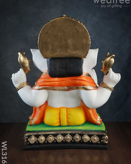 Lord Ganesha Idol - Polyresin Wl3163 Showpieces
