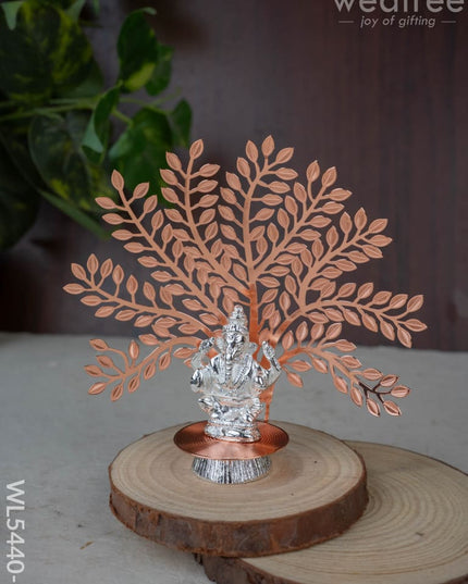 Lord Ganesha Idol with Tree of Prosperity - Copper - WL5440-1 - EPNS Gifts