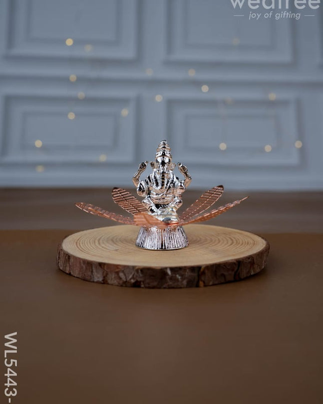 Lord Ganesha on Contemporary Floral Base - WL5443-1 - EPNS Gifts