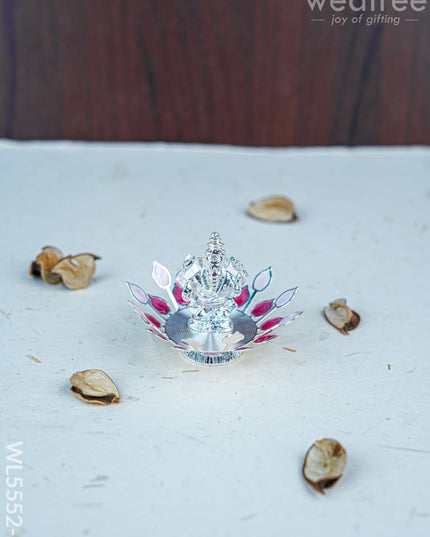 Lord Ganesha on Designer Base - Pink - WL5552-1 - EPNS Gifts