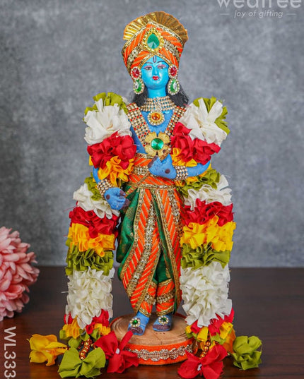 Lord Krishna Doll - 12 Inch Wl3334 Dolls