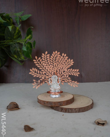 Lord Lakshmi Idol with Tree of Prosperity - Copper - WL5440-2 - EPNS Gifts
