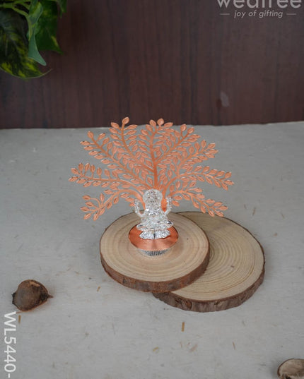 Lord Lakshmi Idol with Tree of Prosperity - Copper - WL5440-2 - EPNS Gifts
