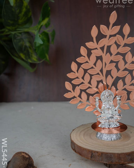 Lord Lakshmi Idol with Tree of Prosperity - Copper - WL5445-2 - EPNS Gifts