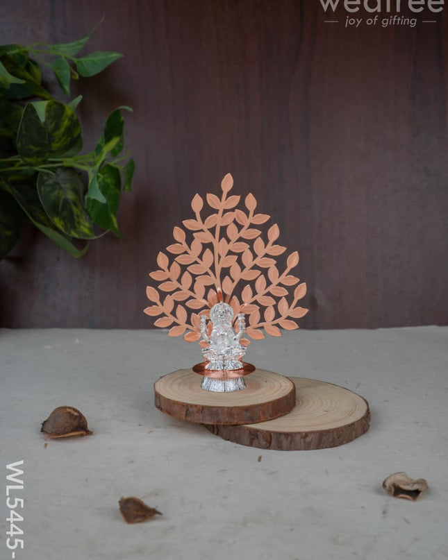 Lord Lakshmi Idol with Tree of Prosperity - Copper - WL5445-2 - EPNS Gifts