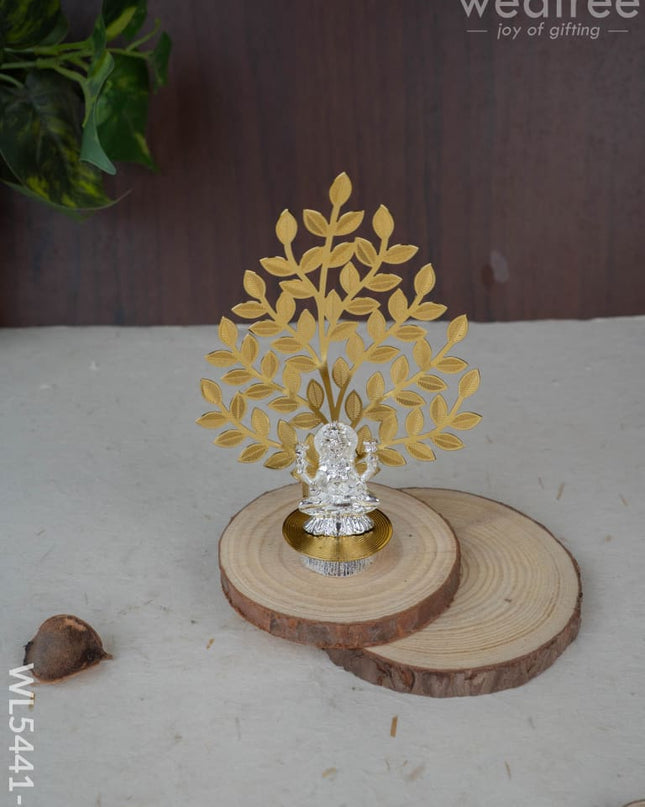 Lord Lakshmi Idol with Tree of Prosperity - Gold - WL5441-2 - EPNS Gifts