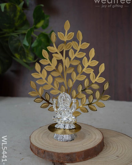 Lord Lakshmi Idol with Tree of Prosperity - Gold - WL5441-2 - EPNS Gifts
