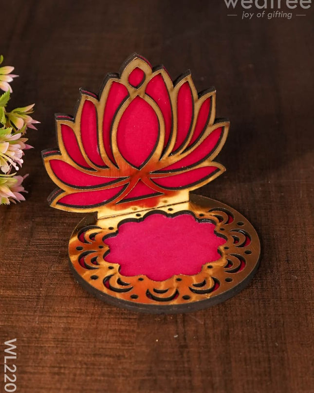 Lotus Diya/Candle Stand - Wl2209 Candles