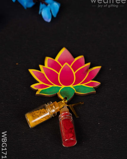 Lotus Haldi Kumkum Set - WBG1713 - Add-ons