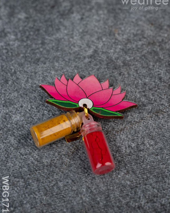 Lotus Haldi Kumkum Set - WBG1713 - Add-ons