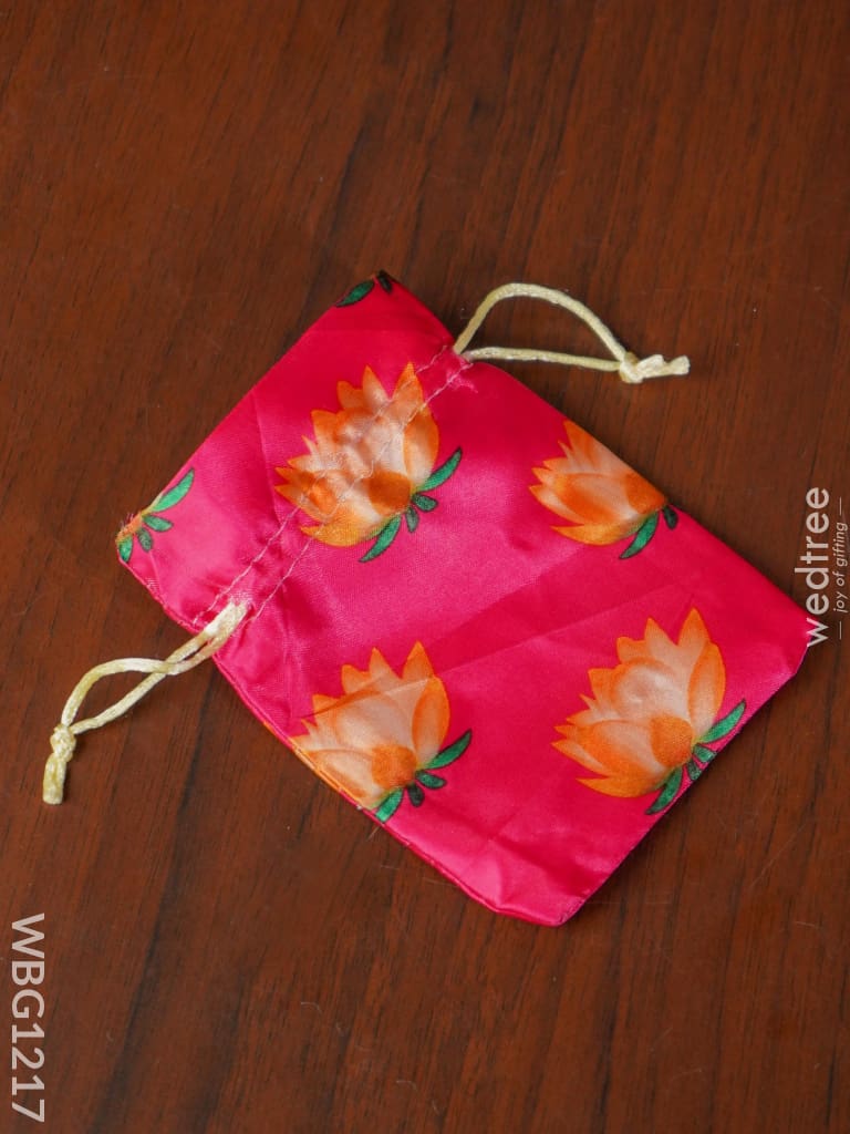 Lotus Pichwai String Bag - 5 X 4 Wbg1217 Bags