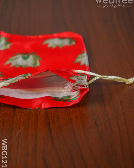 Lotus Pichwai String Bag - 7 X 5 Wbg1218 Bags