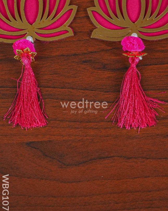 Lotus Wall Hanging - Set Of 2 Wbg1074 Thorans
