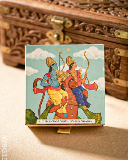 Luxury Incense Cones - Soumya Chandan - WBG1513 - Eco-Friendly RG