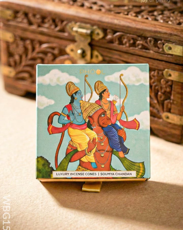 Luxury Incense Cones - Soumya Chandan - WBG1513 - Eco-Friendly RG