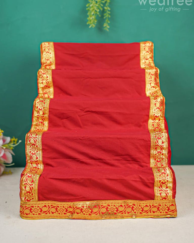 Magnetic 5 Step Golu Padi With Cover - Brown Wl4442 / Diya