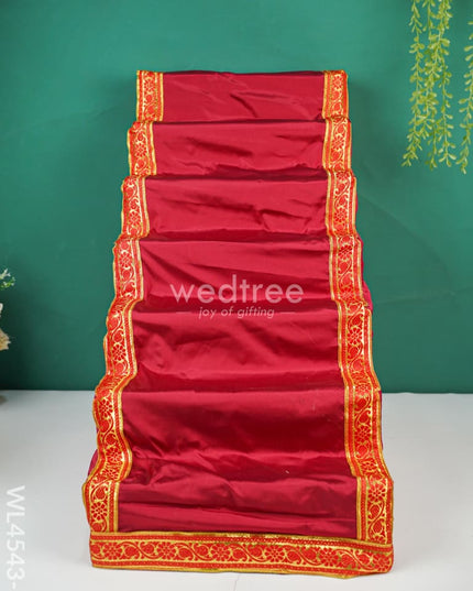 Magnetic 7 Step Golu Padi With Cover - Wl4543 Red / Diya