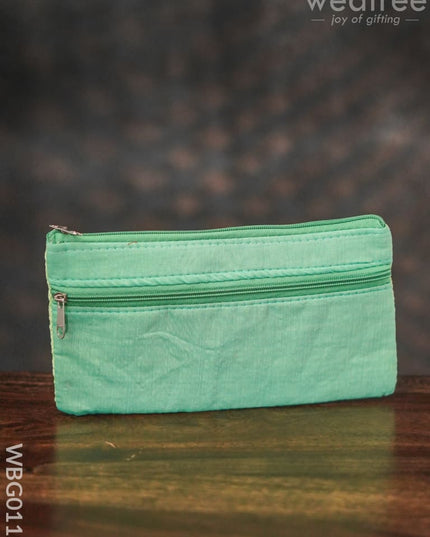Mango Designed Embroidery Purse With Zipper - Wbg0112 Clutches & Purses