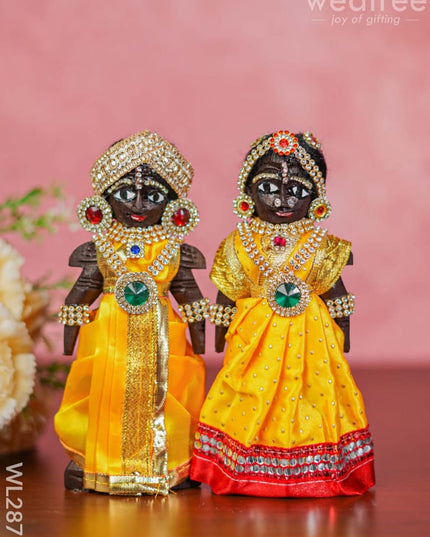Marapachi Doll - Iyer Style 7 Inch Wl2877 Wedding Essentials