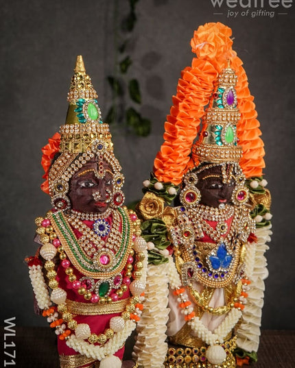 Marapachi Doll - Srinivasa Perumal And Padmavathi Wl1711 Wedding Essentials