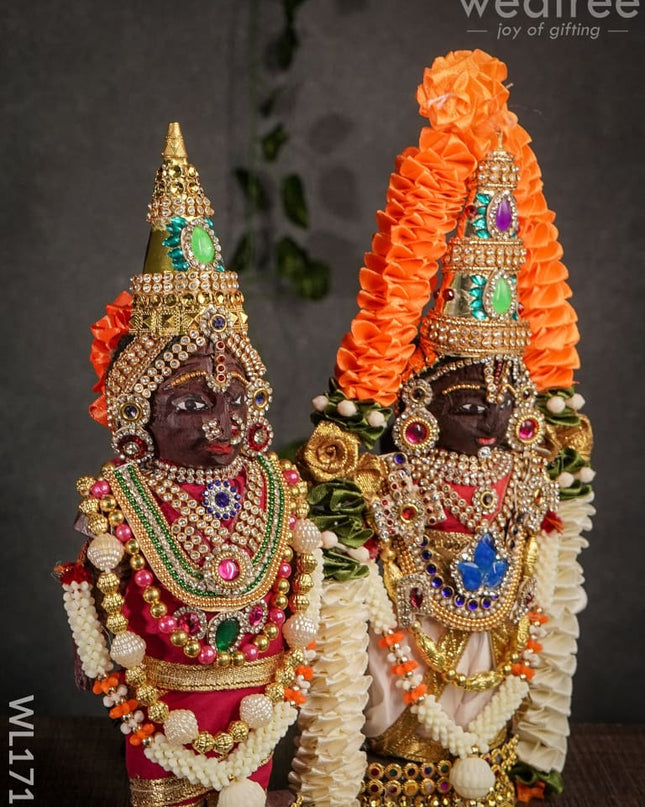 Marapachi Doll - Srinivasa Perumal And Padmavathi Wl1711 Wedding Essentials