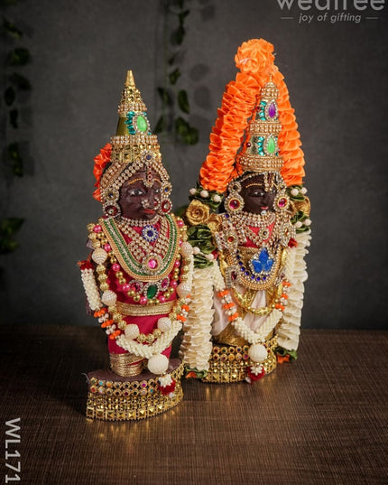 Marapachi Doll - Srinivasa Perumal And Padmavathi Wl1711 Wedding Essentials