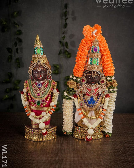 Marapachi Doll - Srinivasa Perumal And Padmavathi Wl1711 Wedding Essentials