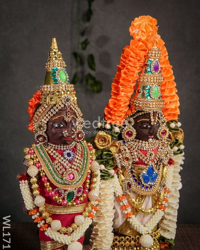 Marapachi Doll - Srinivasa Perumal And Padmavathi Wl1711 Wedding Essentials