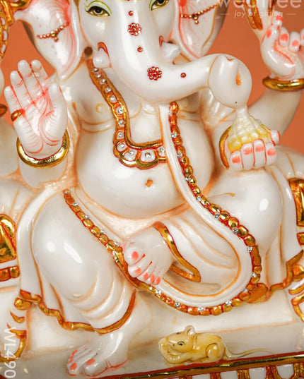 Polyresin Ganesha Idol - 14 inch - WL4905 Showpieces