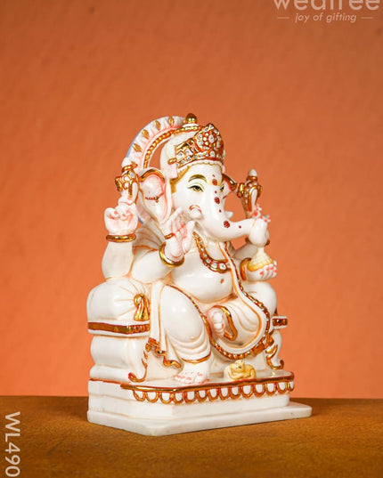 Polyresin Ganesha Idol - 14 inch - WL4905 Showpieces