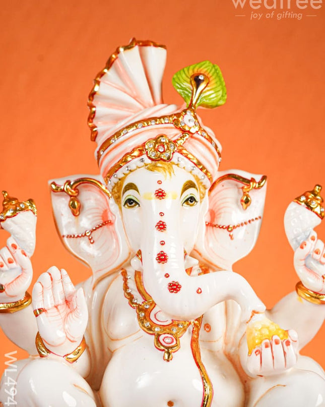 Polyresin Ganesha Idol - 16 inch - WL4947 Showpieces